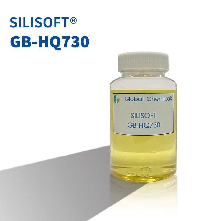 السيليكون الحريري SILISOFT GB-HQ730 يستخدم لإنهاء ناعم وناعم للألياف الطبيعية والألياف الاصطناعية ومزيجها