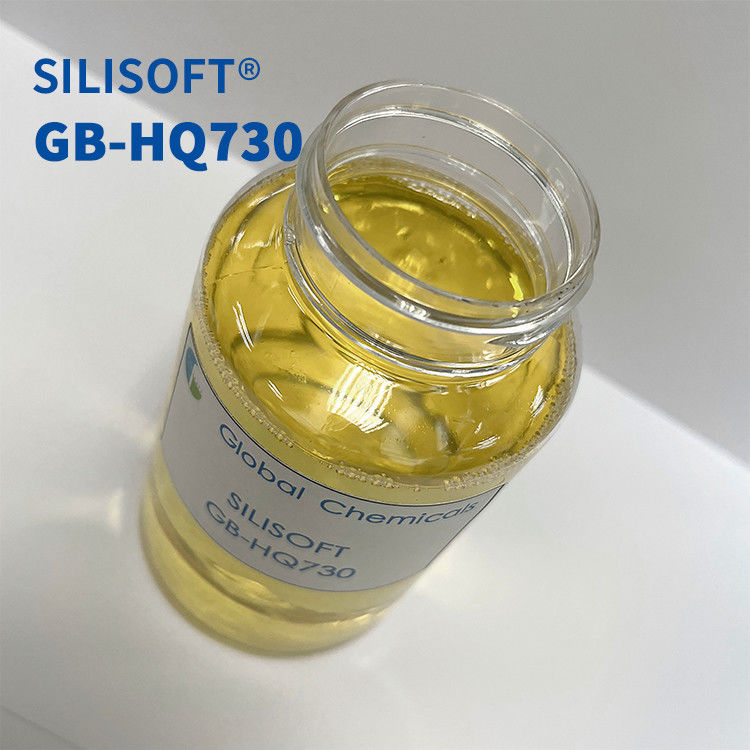 السيليكون الحريري SILISOFT GB-HQ730 يستخدم لإنهاء ناعم وناعم للألياف الطبيعية والألياف الاصطناعية ومزيجها