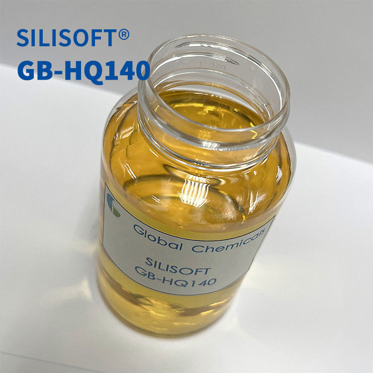 خفيف السيليكون الهيدروفيلي المنخفض الصفراء للقطن SILISOFT GB-HQ140 مع ناعمة جيدة ومقبض داخلي ناعم