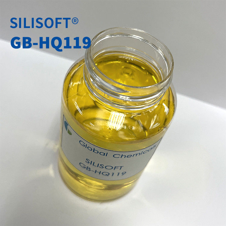 السيليكون الهيدروفيلي ذو التركيز العالي SILISOFT GB-HQ119 للتشطيب من المقبضات للقطن & T / C الأقمشة المنسوجة للطباعة