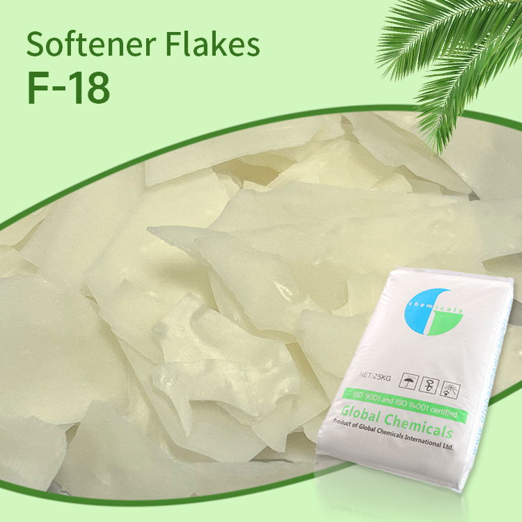 Nonionic/Weak Cationic Softener Flakes SOULBIO F-18 Has Good Hydrophilicity And Antistatic Properties To Cotton And T/C, Low Yellowing