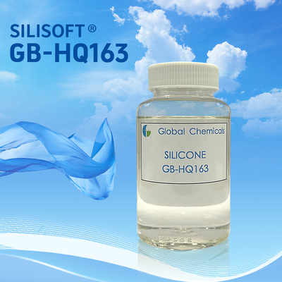 السيليكون الهيدروفيلي الحساس والنعم SILISOFT GB-HQ163 أصفر قليلا جدا، لا يؤثر على البياض والظل من الأقمشة